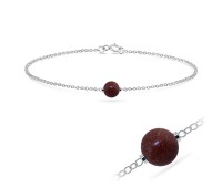 Bold Sand Silver Bracelet BRS-272